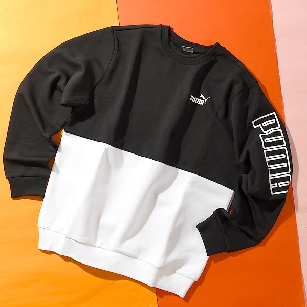 PUMA（プーマ） キッズ スウェット トレーナー PUMA POWER MX クルー