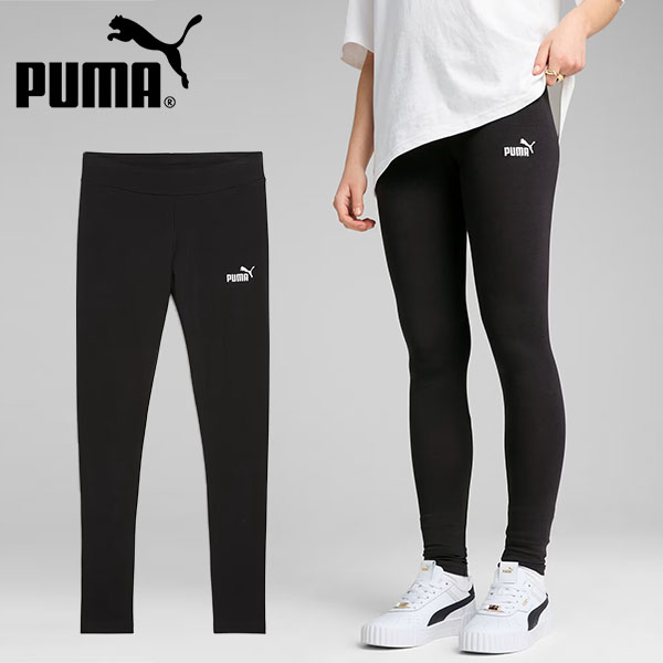 PUMA（プーマ） レディース ロングタイツ PUMA ESS スモール NO.1 ロゴ