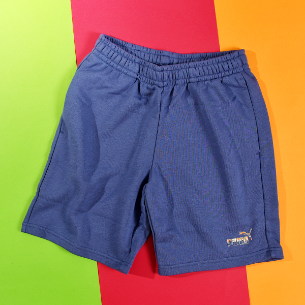 PUMA ダークブルー迷彩ショートパンツセット XL PUMA ゆうパケット対応可能！プーマ キッズ ハーフパンツ 下