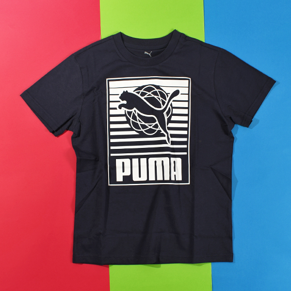 【PUMA】Super Puma グラフィック Tシャツ 2025 新作 PUMA ゆうパケット対応可能！プーマ キッズ 半袖 Tシャツ