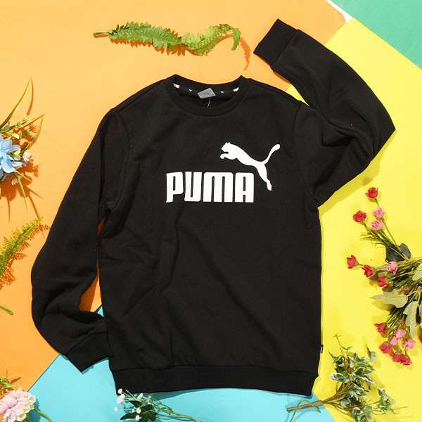 プーマ キッズ スウェット トレーナー PUMA ESS ビッグロゴ クルー