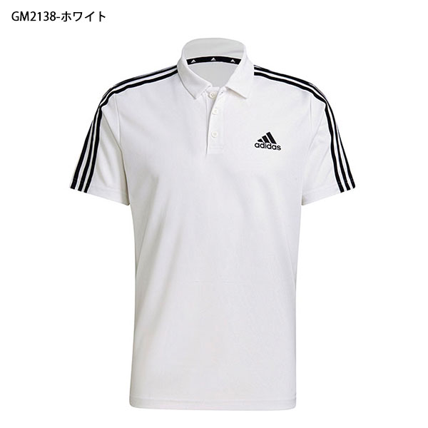 アディダス 新作送料無料 半袖 ポロシャツ Adidas メンズ M D2m 3ストライプス ワンポイント カジュアル テニス 3本ライン ゴルフ 21春新作 ロゴ ウェア