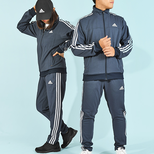 30%off アディダス メンズ レディース デニム風 ジャージ 上下セット adidas M 247 トラックトップ ロングパンツ トレーニング ウェア IJM00 IJL88｜elephant｜02