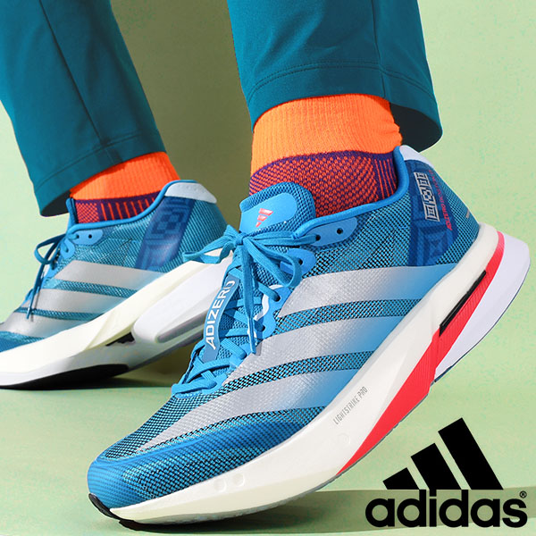 adidas（アディダス） 2026春夏新作 メンズ 厚底 ランニングシューズ