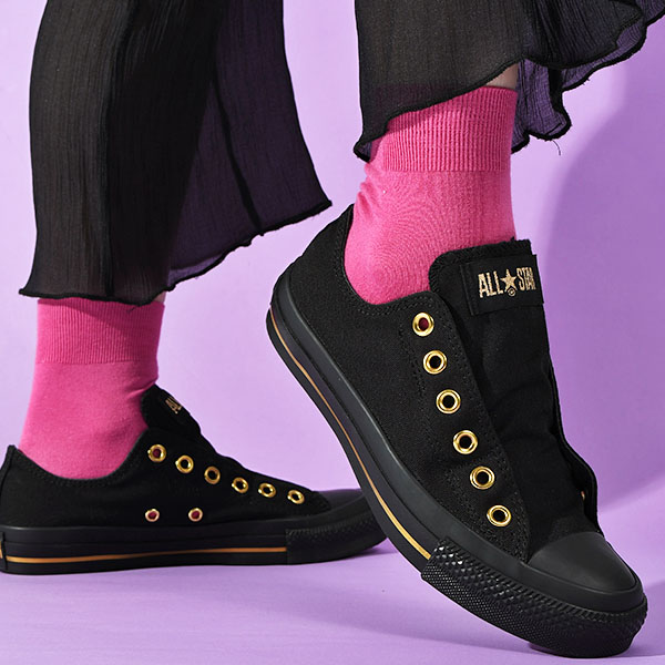 CONVERSE（コンバース） オールスター スニーカー レディース ゴールド