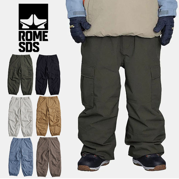 スノーボードウェア ROME SDS ローム メンズ BAGGY CARGO PANTS