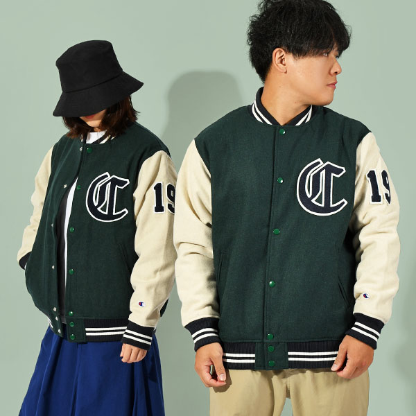 チャンピオン メンズ レディース スタジャン Champion AWARD JACKET スタジアムジャンパー アウター 2023秋冬新作  C3-Y606