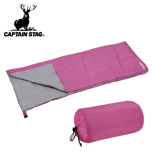 CAPTAIN STAG（キャプテンスタッグ） 洗えるシュラフ 寝袋 600 ピンク