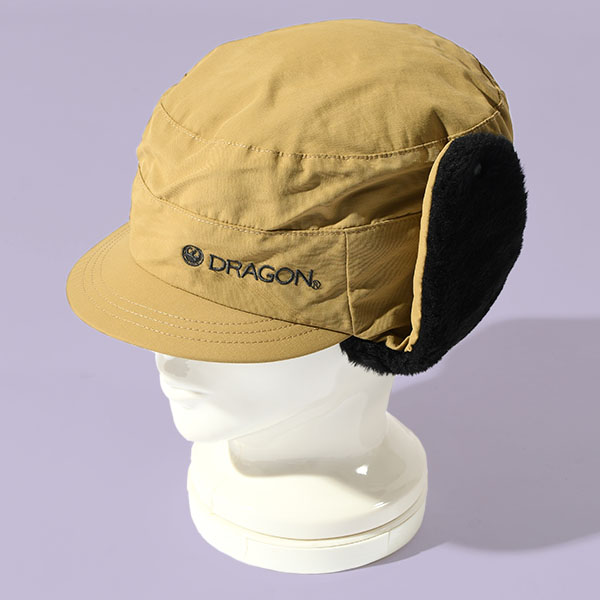 ドラゴン（DRAGON） キャップ メンズ FLAP CAP ロゴ CAP 帽子 ぼうし