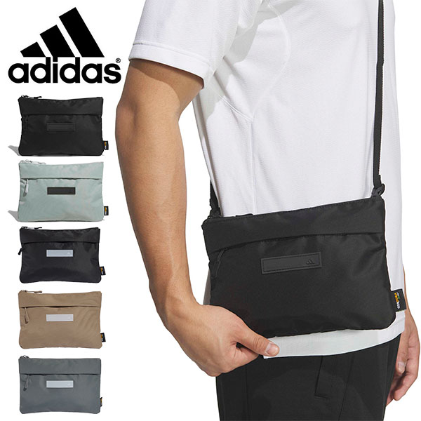 希少【アディダスオリジナル】2WAYアタッシュケース ショルダー 黒 adidas（アディダス） 2026秋冬新色 サコッシュバッグ adidas MH