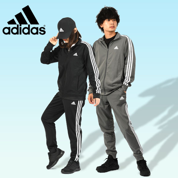 アディダス メンズ レディース ジャージ 上下セット adidas M 裏起毛 