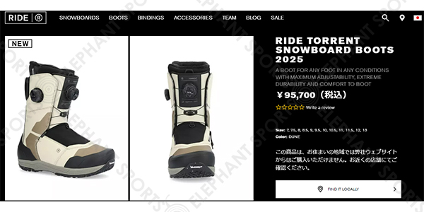 RIDE 30%off ライド スノーボード ブーツ メンズ TORRENT