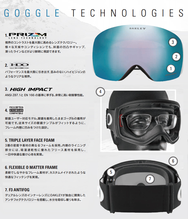 オークリーOAKLEYスノボゴーグル Flight Tracker XMプリズム 本物 51.0