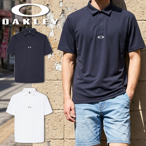 OAKLEY（オークリー） ネコポス発送！ 送料無料 半袖 鹿の子