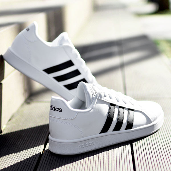 日本初の アディダス スニーカー レディース Adidas Grandcourt K グランドコート シューズ 靴 ブラック ホワイト ネイビー 白 黒 紺 Ef0102 Columbiatools Com