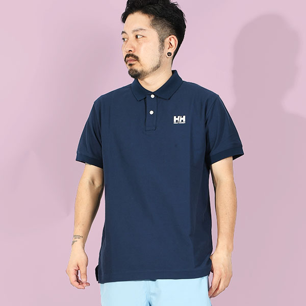 ヘリーハンセン 半袖 ポロシャツ メンズ レディース HELLY HANSEN S/S HH Logo Polo ロゴ ポロ 抗菌防臭 速乾 HH32414 2024春夏新作｜elephant｜04