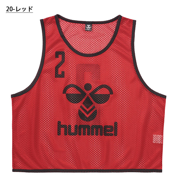 hummel 厚手メッシュイエロー サッカー ビブス ジュニア用 hjk6007z-2.jpg