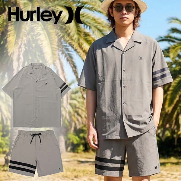 Hurley（ハーレー） ラッシュガード メンズ 半袖 セットアップ 水着