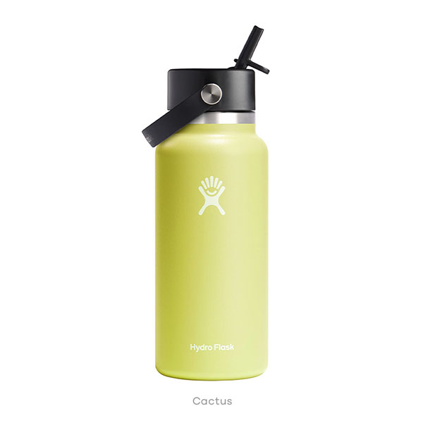 安心の日本正規品 ハイドロフラスク 32oz 水筒 直飲み ストロー Hydro Flask 946ml 32オンス ワイド マウス フレックス  ステンレス 保冷 保温 890146