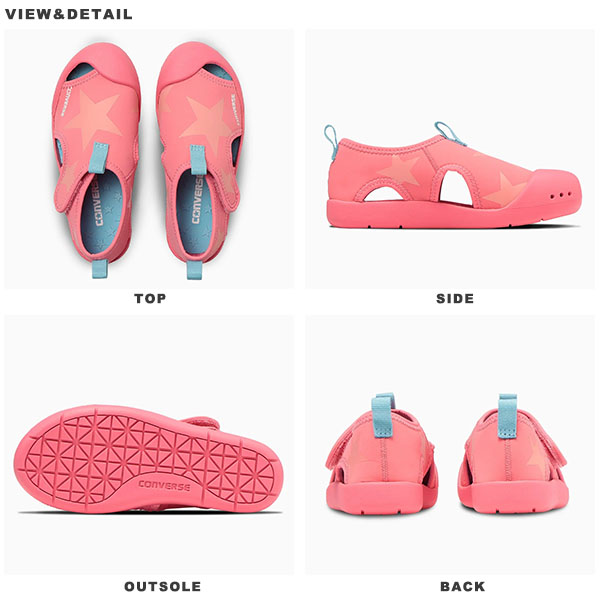 キッズ サンダル コンバース CONVERSE キッズ CVスター サンダル 水陸 ...