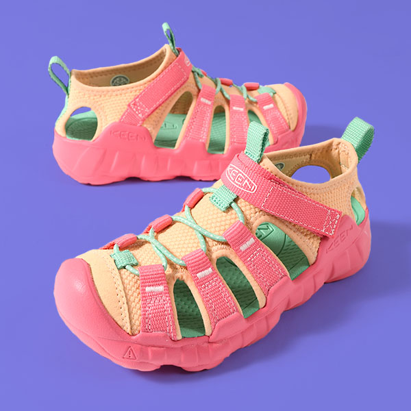 キーン 水陸両用 サンダル キッズ 子供 ベルクロ KEEN ハイパーポート エイチツー HYPERPORT H2 アウトドア 靴 1031918 1031920 1031923 2026春夏新色の画像