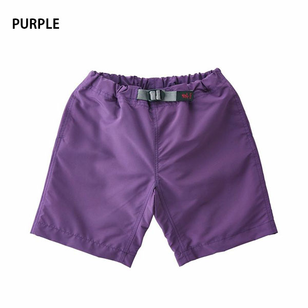 グラミチ ショートパンツとギャップ紫-