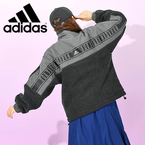 adidas アディダス レディース フリース ジャケット W WORD ボア
