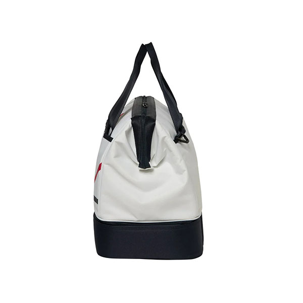 MCM ボストンバッグ ゴルフ 大容量 二層式 ヴィセトス ホワイト ブラック le coq sportif（ルコックスポルティフ） ゴルフ バッグ 二層式大開口