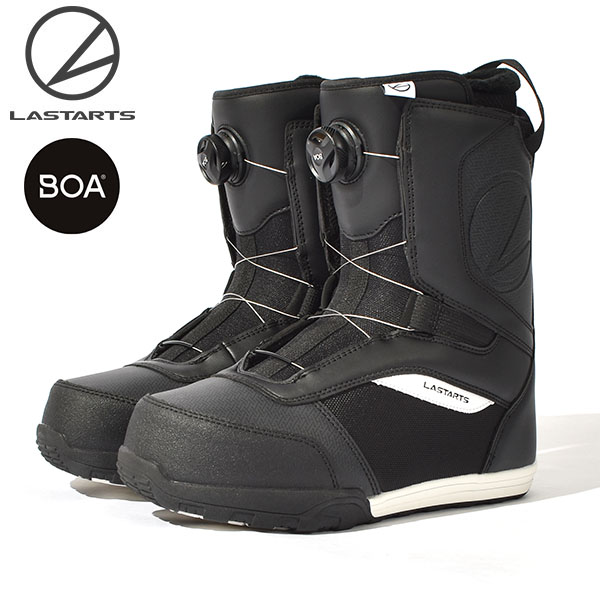 スノーボード ブーツ LASTARTS ラスターツ スノボ LS838 BOA BLACK/WHITE ボア メンズ レディース 46%off 送料無料