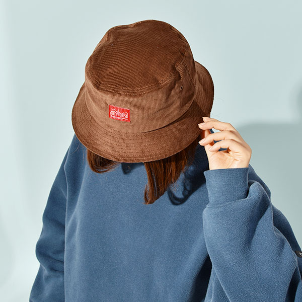 マンハッタンポーテージ バケットハット ManhattanPortage メンズ レディース 定番 コーデュロイ Bucket Hat 帽子  MP086-20A00 送料無料