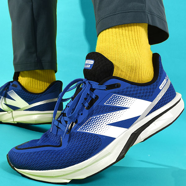 NEWBALANCE ニューバランス DynaSoft Flash V7(ブルー) MFLSHBL7D BLUE/WHITE ランニングシューズ New Balance（ニューバランス） 【動画あり】選べる4カラー スニーカー