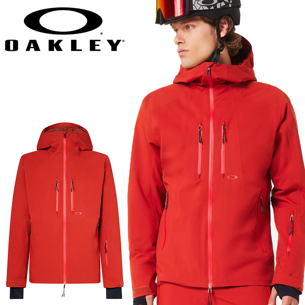 オークリー スノボジャケット ナイトカモ（ファー付き） Lサイズ oak-snwjk-m10-1.jpg