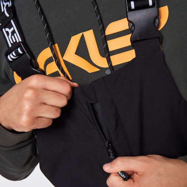 OAKLEY ビブパンツ　ブラック　スノーボード OAKLEY スノーボードウェア メンズ パンツ オークリー