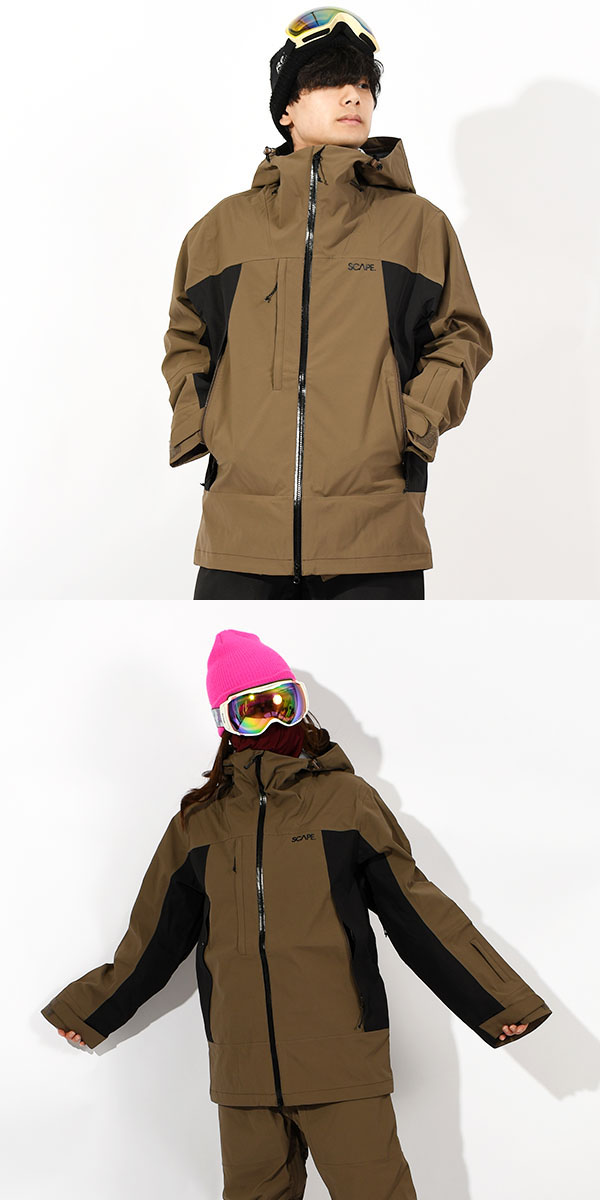 SCAPE スノーボードウェア エスケープ POW JACKET メンズ パウ