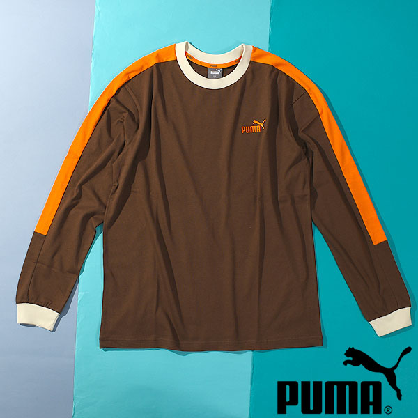 PUMA（プーマ） メンズ レディース 長袖 Tシャツ PUMA CORE HERITAGE