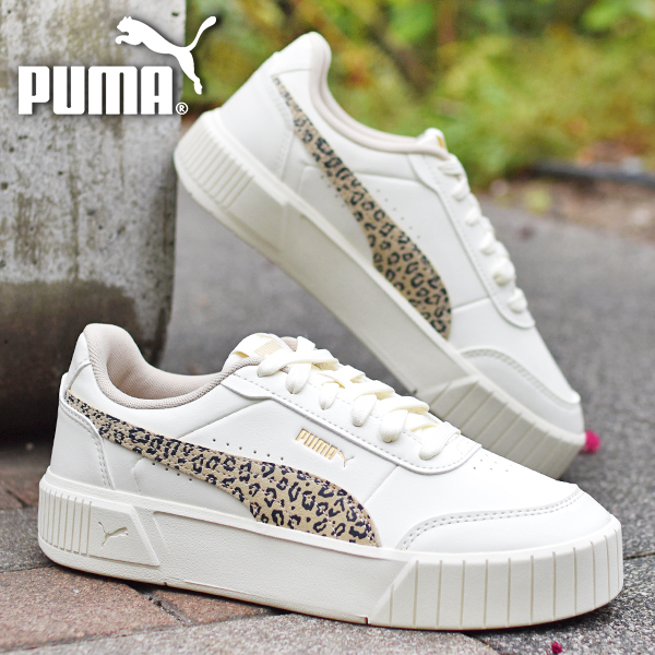 PUMA ヒョウ柄 プーマ レディース 厚底 スニーカー ヒール高3.0
