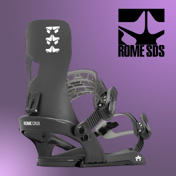 ROME スノーボードビンディング M/L ブラック ROME SDS 35%off バインディング ローム CRUX スノーボード スノボ