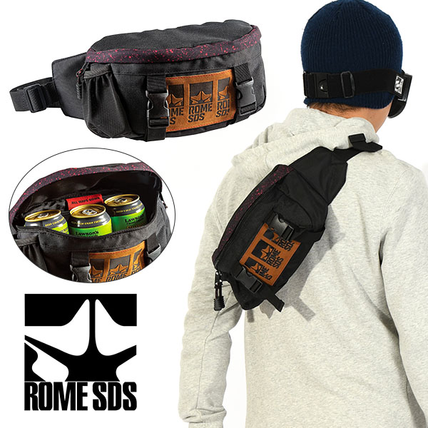 ROME SDS ウエストバッグ ローム PARTY PACK ブラック 黒