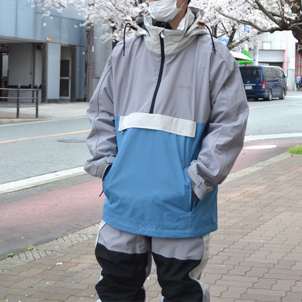 新品☆SCAPE ANORAK メンズジャケットMサイズ SCAPE（エスケープ） 半額以上 55%off スノーボードウェア ANORAK