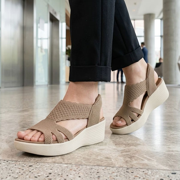 【極美品】SKECHERS ラインストーンサンダル　菜々緒モデル 24㎝ SKECHERS（スケッチャーズ） 菜々緒さんCM着用モデル 2026春夏新作