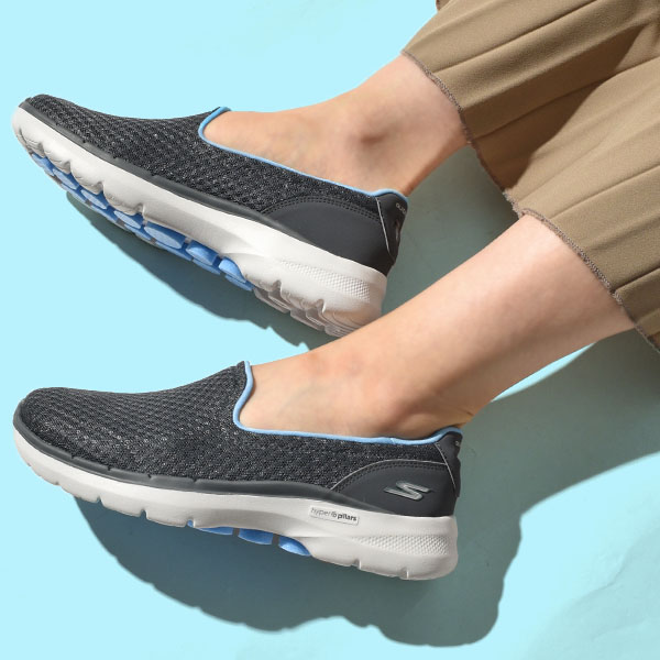 スケッチャーズ スニーカー SKECHERS レディース GO WALK 6 BIG SPLASH ゴーウォーク スリッポン ウォーキング  カジュアルシューズ 靴 124508 2021秋冬新作 12周年記念イベントが