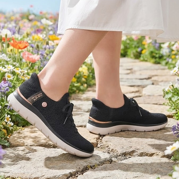 SKECHERS レディーススニーカー（柄：花柄、フラワー）｜シューズ
