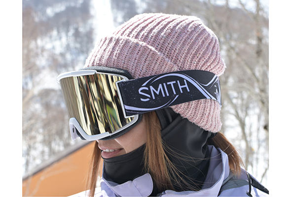 Smith スミス ゴーグル ニット帽 セット 送料無料！ SMITH スミス ゴーグル PREVIEW CHALK PAPER CUTS 25-26 プレビュー