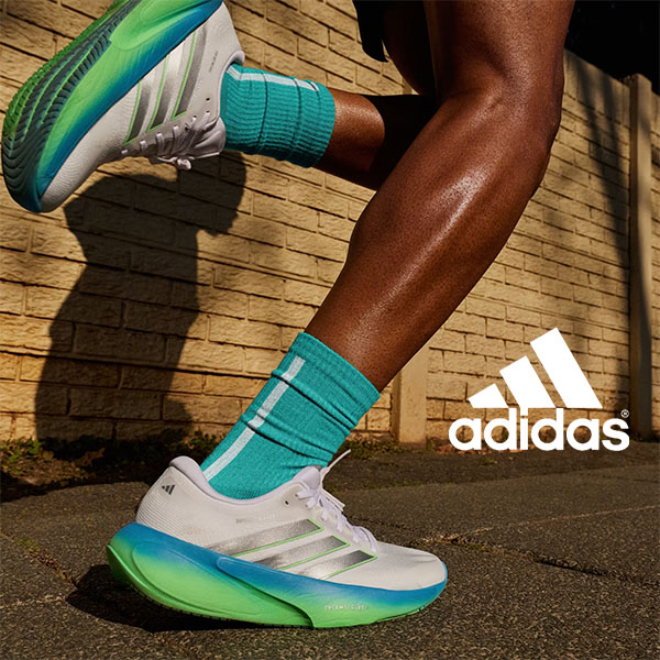 adidas（アディダス） メンズ 厚底 ランニングシューズ adidas
