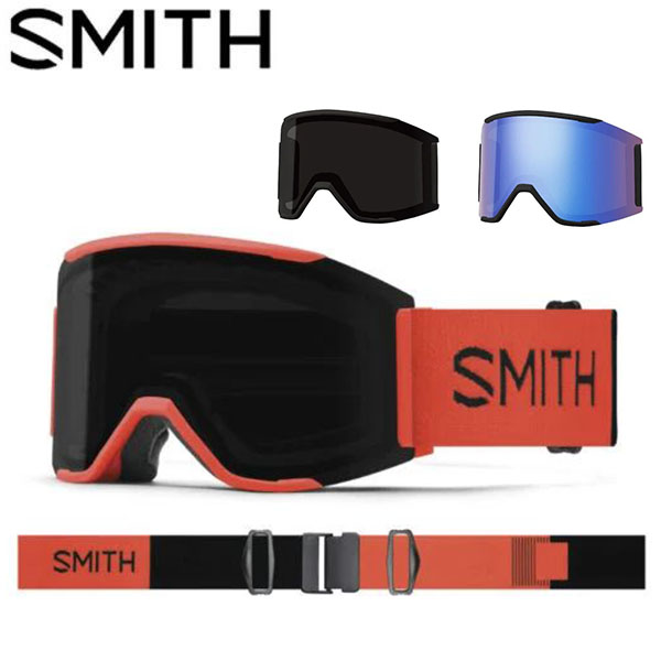 SMITH - SMITH SQUAD MAG BLACK スミス　スカットマグ SMITH（ヘルメット、サングラス） ゴーグル SMITH スミス Squad