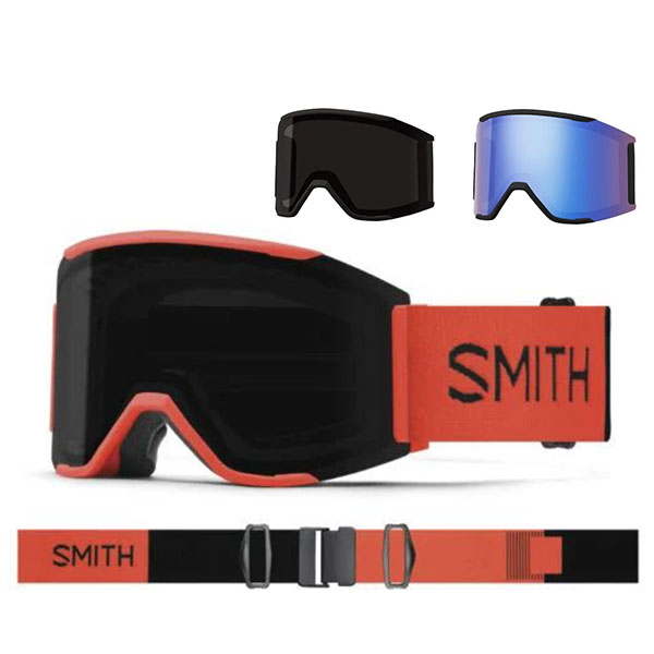 スミス スカッド マグ ゴーグル　SQUAD MAG GOGGLE 美品 SMITH（ヘルメット、サングラス） 22-23 SMITH/スミス SQUAD MAG