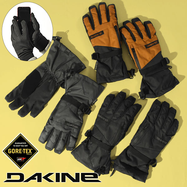 【淩乃助】ダカイン メンズスノーグローブ DAKINE DAKINE（ダカイン） スノーグローブ メンズ TITAN GORE-TEX GLOVE