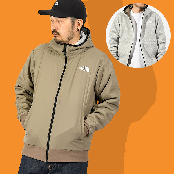 現品限り ノースフェイス 2way リバーシブル ジャケット メンズ レディース THE NORTH FACE テックエアー ナイロン スウェット NT62289｜elephant｜03