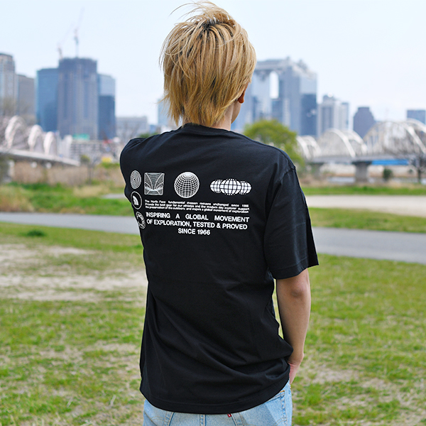 ノースフェイス Tシャツ メンズ レディース 半袖 吸汗速乾 THE NORTH FACE グローブ グリッド コットン nt32550 2025春夏新作 | THE NORTH FACE | 01