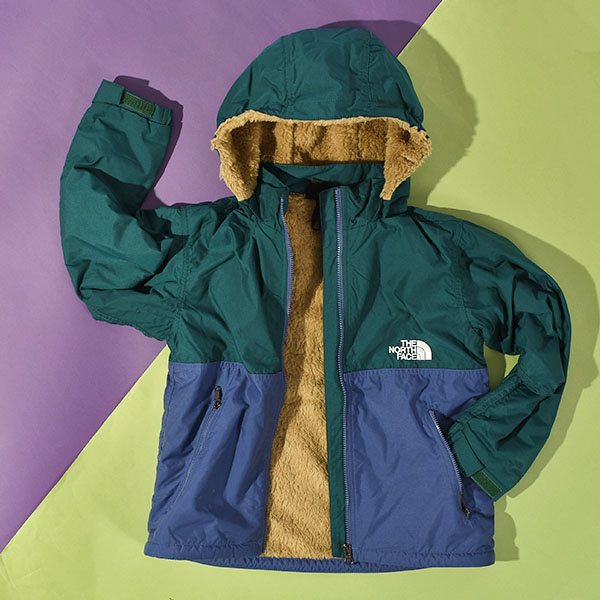 ノースフェイス 子供 裏フリース ジャケット キッズ THE NORTH FACE コンパクト ノマド ジャケット NPJ72257 2023秋冬新色